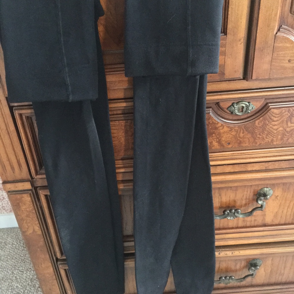 Leggings, two total, fleece lined
